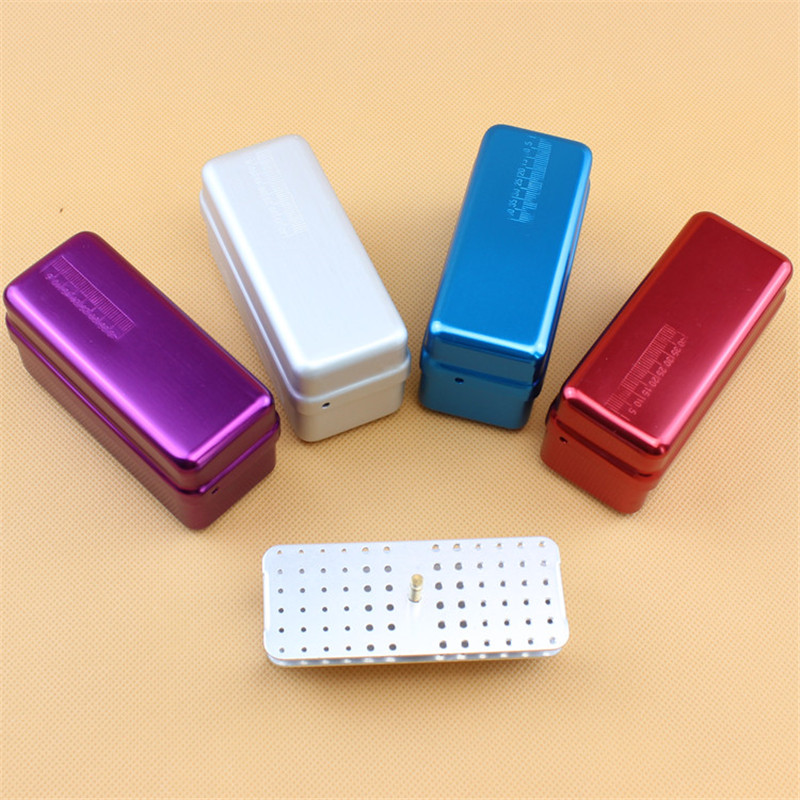 Teeth Whitening Gel For Trays - 1pcs Aluminum Dental Disinfection Box Autoclave
