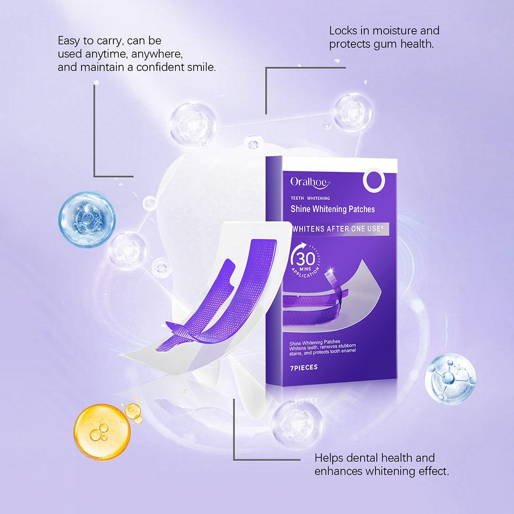 7pcs Purple Teeth Whitening St - Teeth Whitening Bleaching Kit 评论和价格