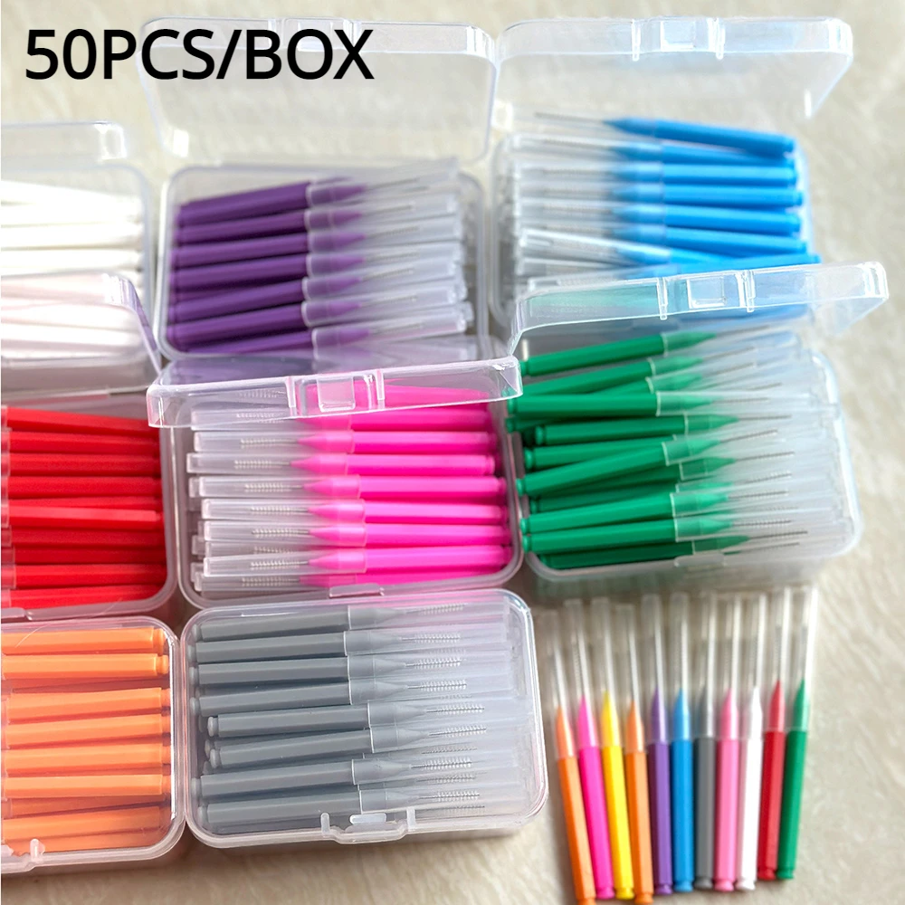 50pcs Interdental toothbrush H - Teeth Whitening Toothbrush 评论和价格