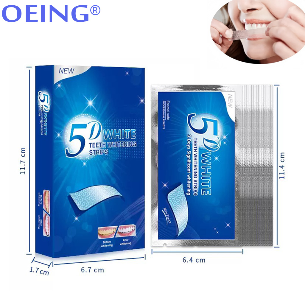 9D 5D Teeth Whitening Strip 14 - Teeth Whitening Home Kit 评论和价格