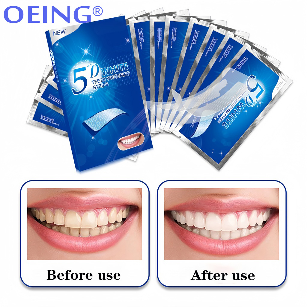 9D 5D Teeth Whitening Strip 14 - Teeth Whitening Home Kit 评论和价格