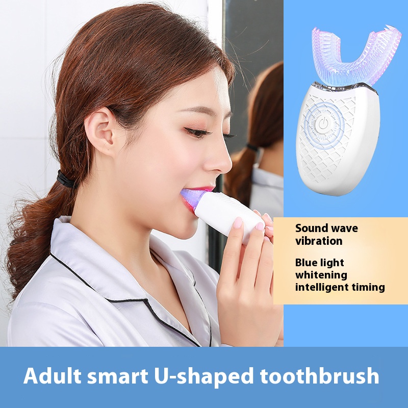 Electric U-Shaped Toothbrush f - Teeth Whitening Toothbrush 评论和价格