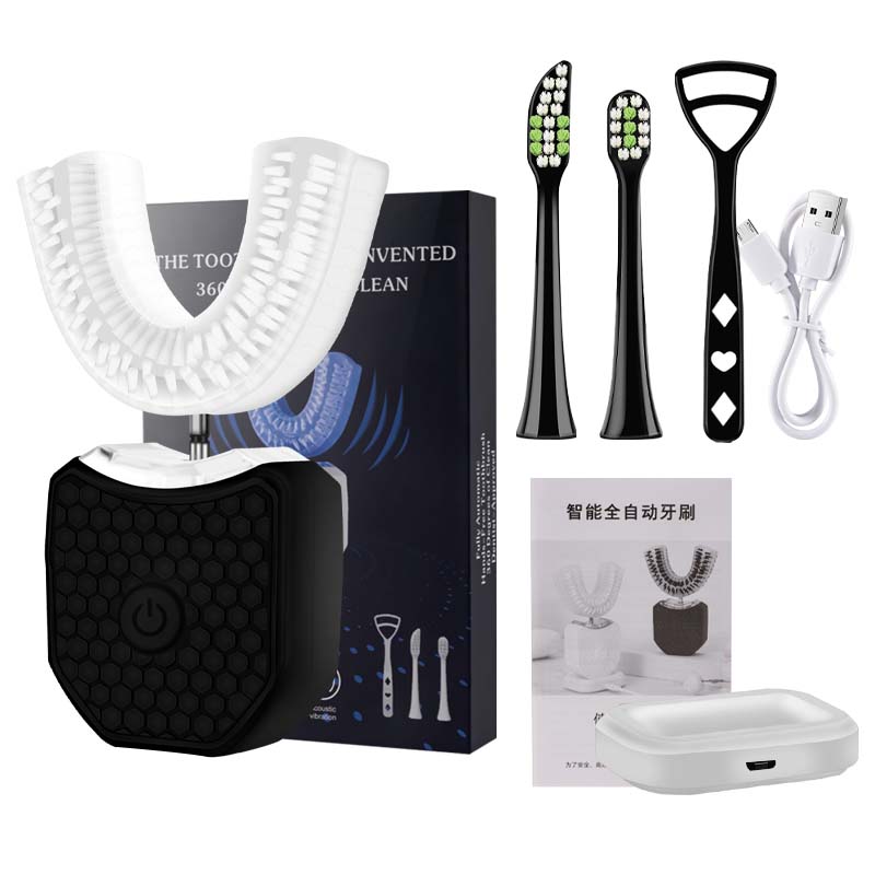 U Shape Tooth Brush Wireless E - Teeth Whitening Toothbrush 评论和价格