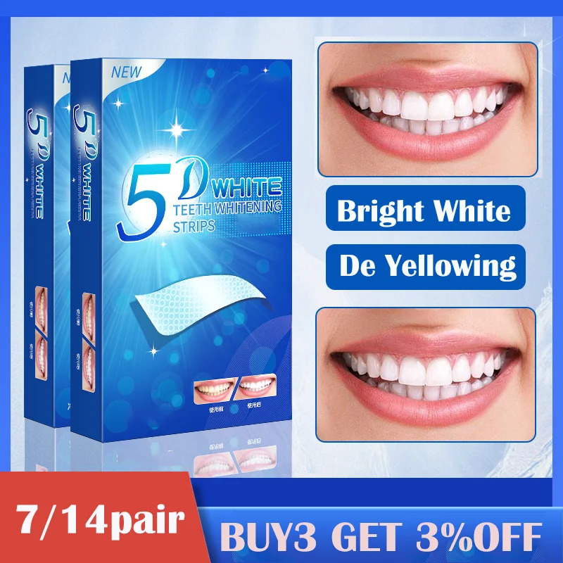 1/7/14pair Teeth Whitening Str - Teeth Whitening Bleaching Kit 评论和价格