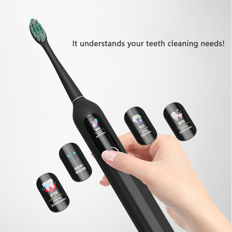 Sonic Vibration Electric Tooth - Teeth Whitening Toothbrush 评论和价格