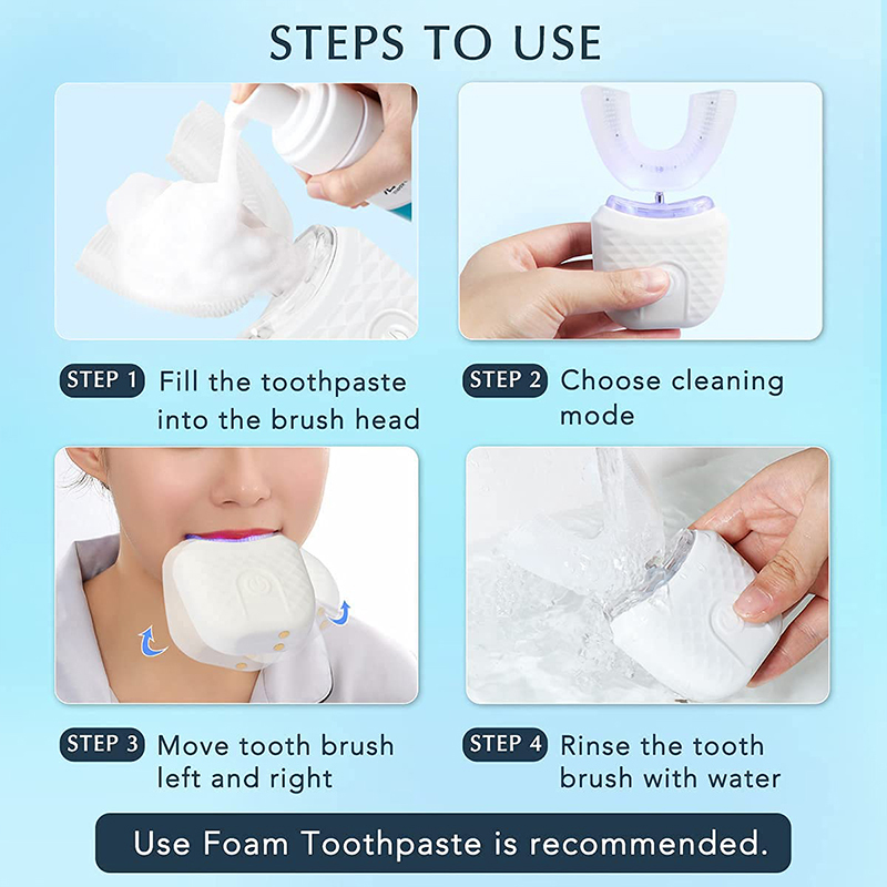 U-Shaped Rechargeable Light Qu - Teeth Whitening Procedure 评论和价格