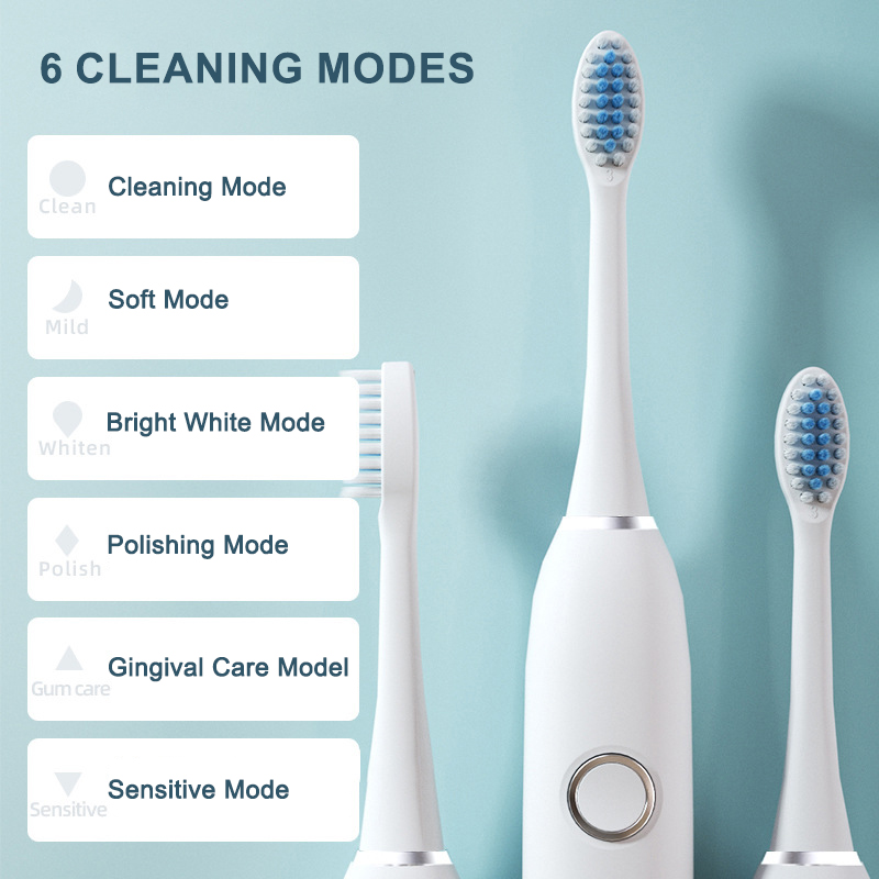 6 Modes Electric Sonic Toothbr - Teeth Whitening Toothbrush 评论和价格