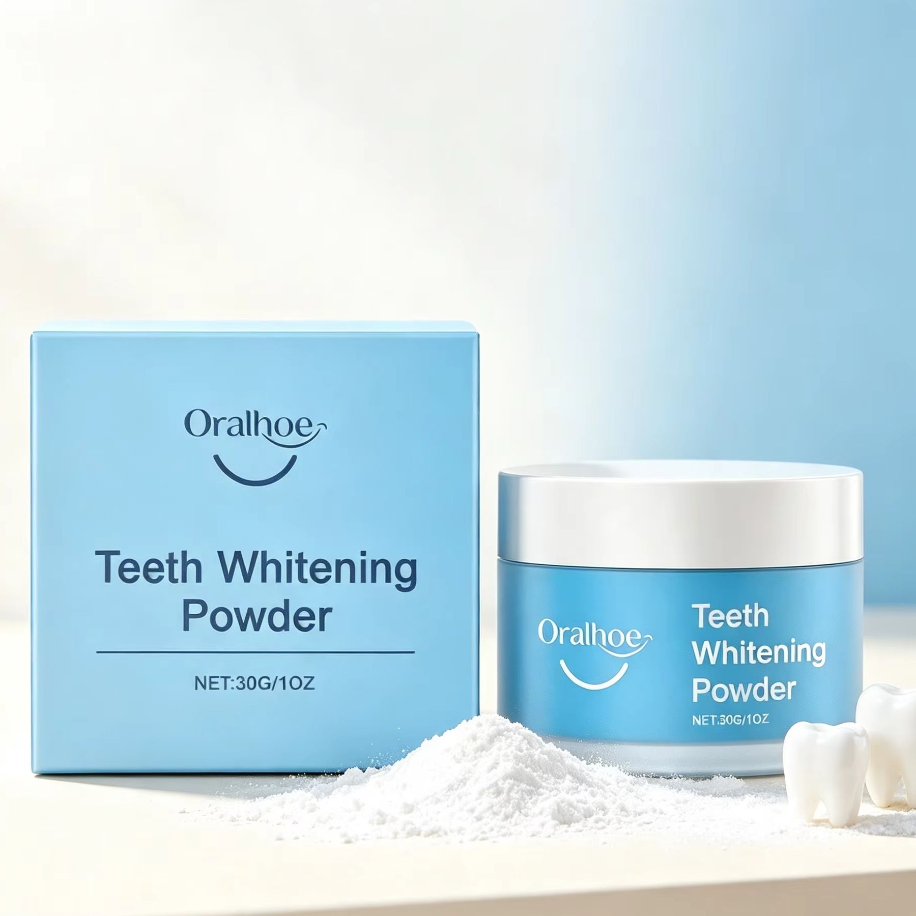Oralhoe Tooth Powder for Brush - Teeth Whitening Procedure 评论和价格
