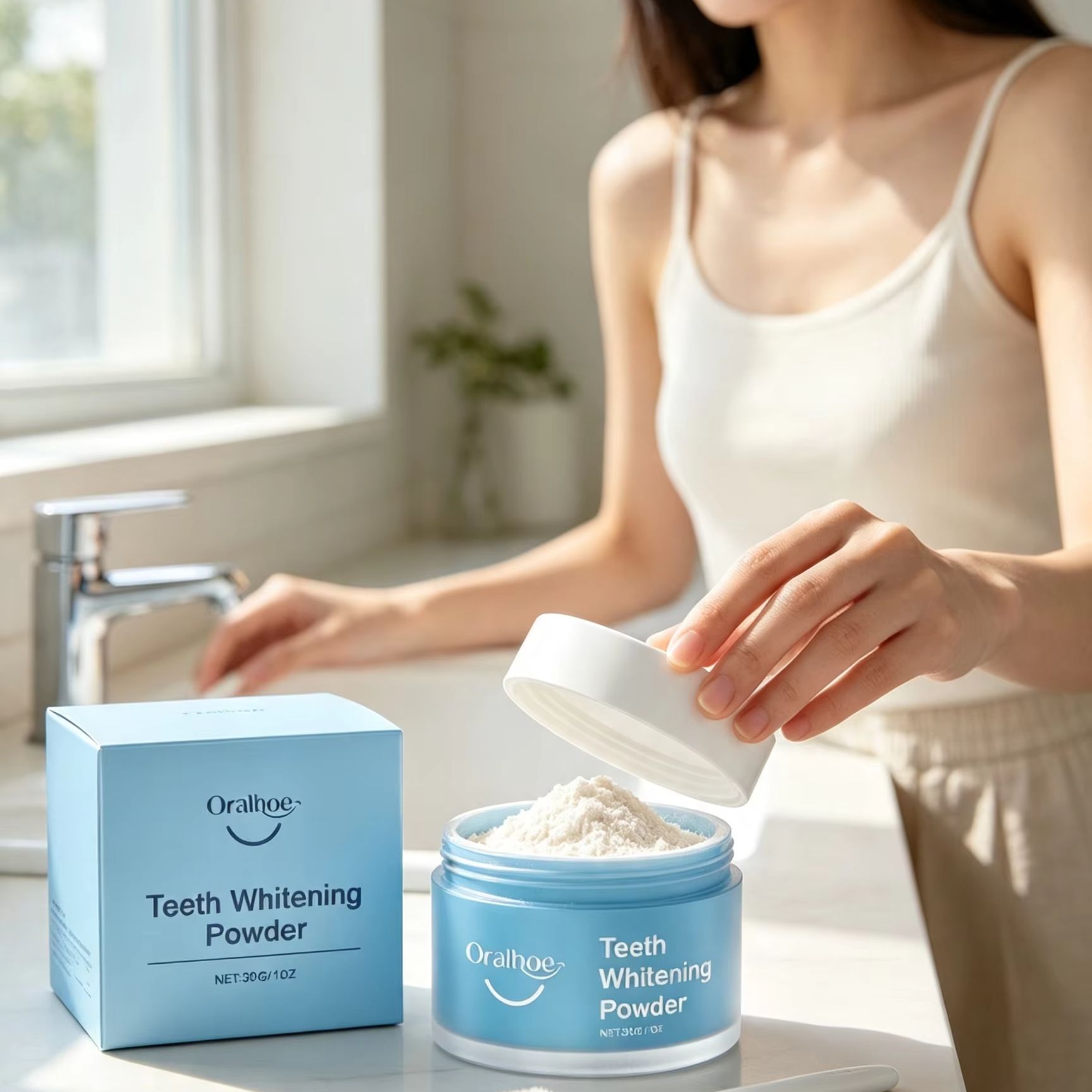 Oralhoe Tooth Powder for Brush - Teeth Whitening Procedure 评论和价格