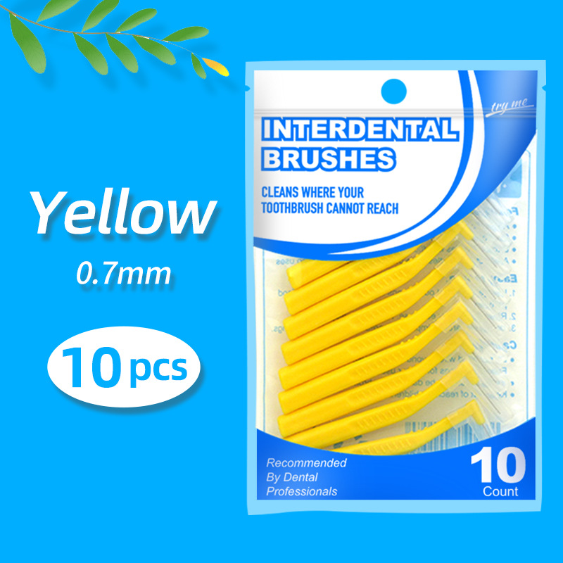 10Pcs L Shape Push-Pull Interd - Teeth Whitening Toothbrush 评论和价格