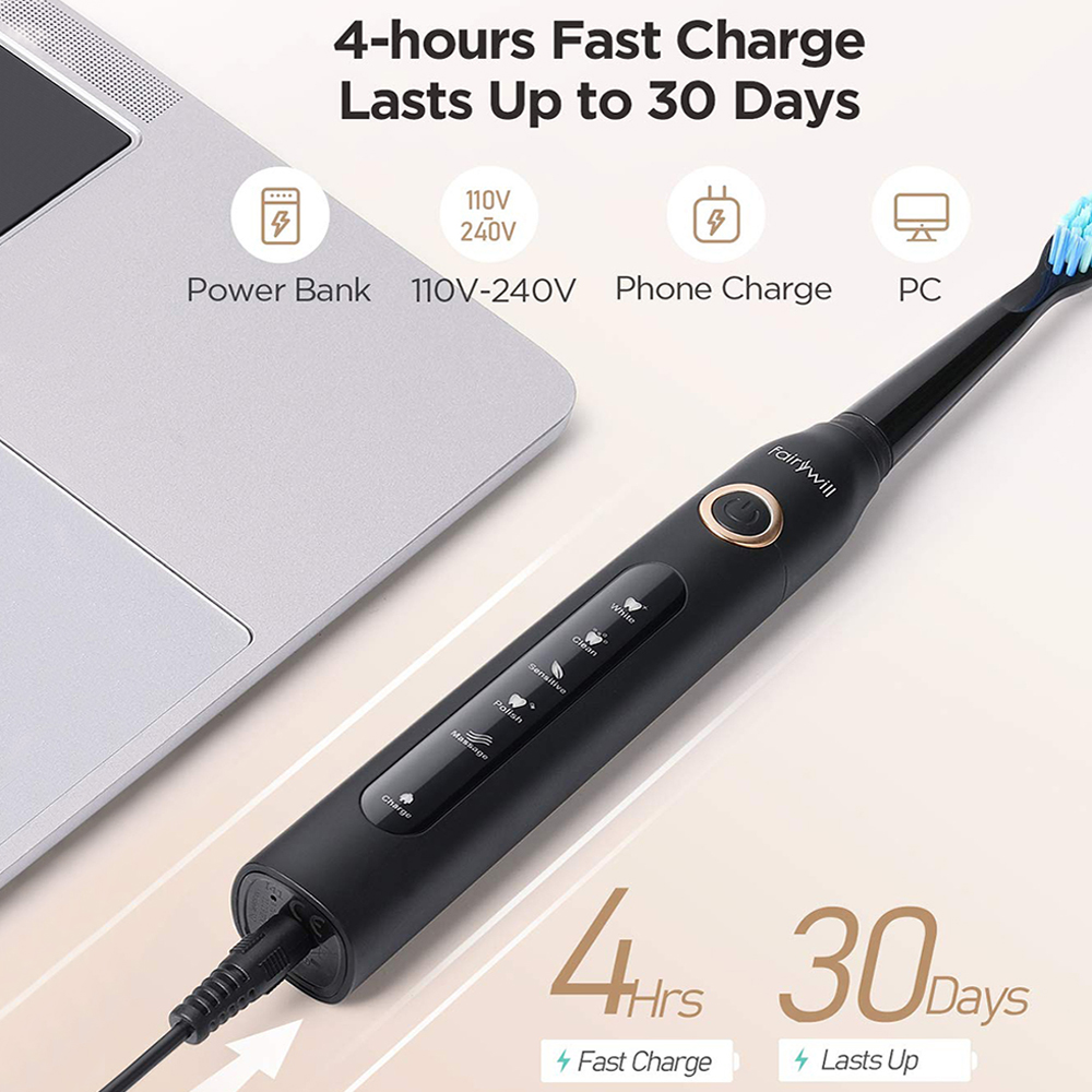 Fairywill FW507 Electric Sonic - Teeth Whitening Toothbrush 评论和价格