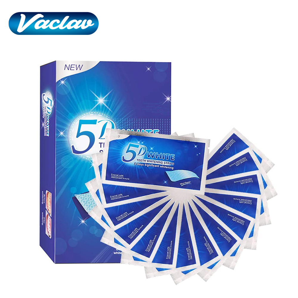 5D White Teeth Whitening Strip - Teeth Whitening Home Kit 评论和价格